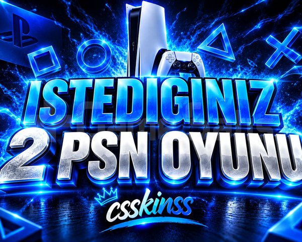 İstediğiniz 2 PSN Oyunu PS4/PS5/PS5 PRO