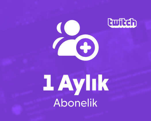 Twitch 1 Aylık Abonelik