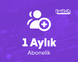 Twitch 1 Aylık Abonelik