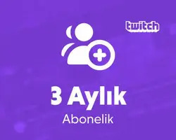 Twitch 3 Aylık Abonelik