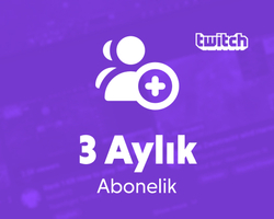 Twitch 3 Aylık Abonelik