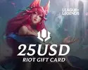 25 Usd Riot Gift Card