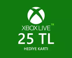 25 TL Xbox Live Hediye Kartı