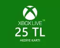 25 TL Xbox Live Hediye Kartı