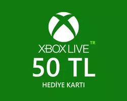 50 TL Xbox Live Hediye Kartı
