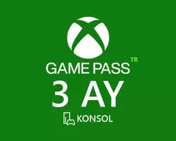 Xbox Game Pass TR 3 Aylık Konsol