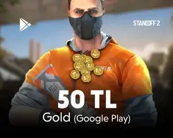 Standoff 2 Gold 50 TL Google Play