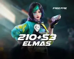 Free Fire 210 Elmas + 53 Bonus