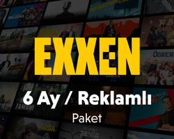 Exxen 6 Aylık Üyelik Reklamlı