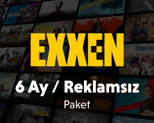 Exxen 6 Aylık Üyelik Reklamsız