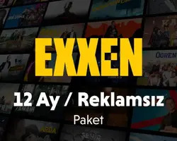 Exxen 12 Aylık Üyelik Reklamsız