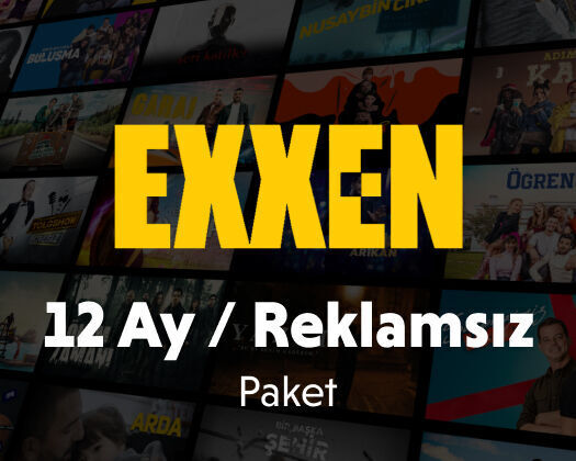 Exxen 12 Aylık Üyelik Reklamsız