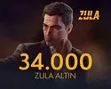 34.000 Zula Altın