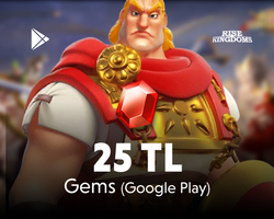 Rise of Kingdoms Gems Google Play 25 TL