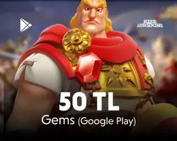 Rise of Kingdoms Gems Google Play 50 TL