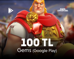 Rise of Kingdoms Gems Google Play 100 TL