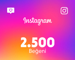 Instagram 2.500 Beğeni