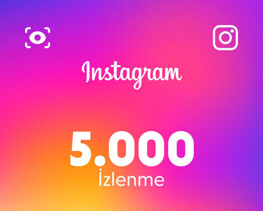 Instagram 5000 İzlenme