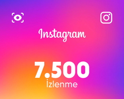 Instagram 7500 İzlenme