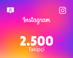 Instagram 2.500 Takipçi