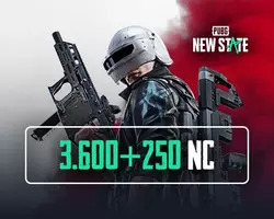 Pubg New State 3.600 NC + 250 Bonus