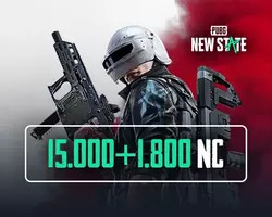 Pubg New State 15.000 NC + 1.800 Bonus