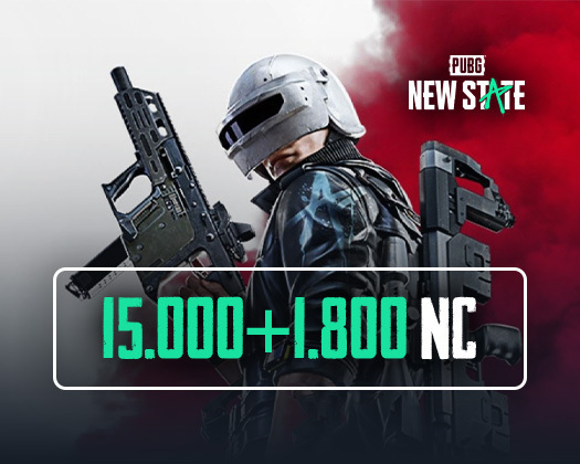 Pubg New State 15.000 NC + 1.800 Bonus