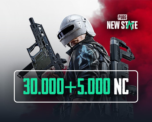 Pubg New State 30.000 NC + 5.000 Bonus