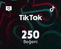TikTok 250 Beğeni