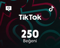TikTok 250 Beğeni