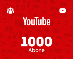YouTube 1000 Abone