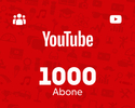 YouTube 1000 Abone