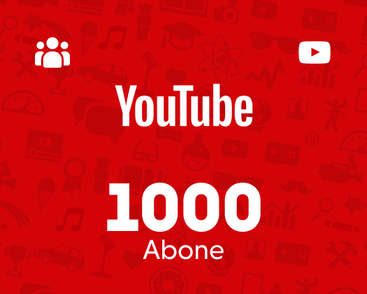YouTube 1000 Abone