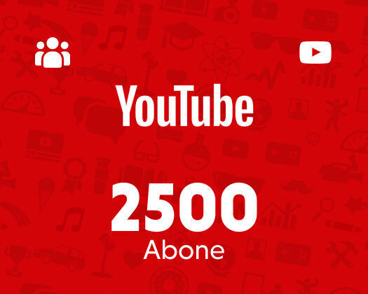 YouTube 2500 Abone