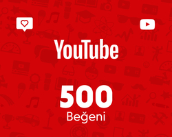 YouTube 500 Beğeni