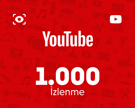 YouTube 1.000 İzlenme