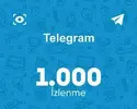 Telegram 1.000 İzlenme