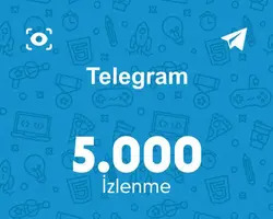 Telegram 5.000 İzlenme