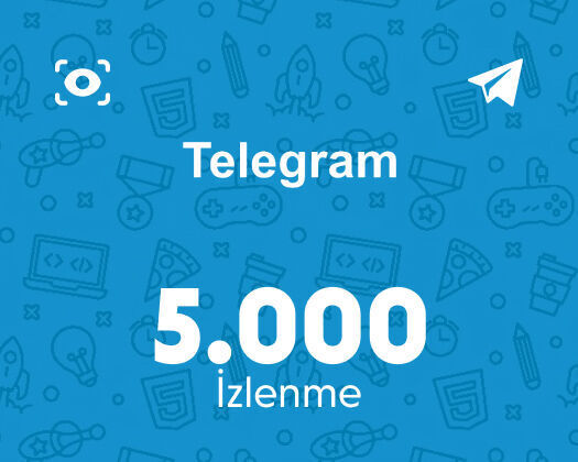 Telegram 5.000 İzlenme