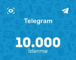 Telegram 10.000 İzlenme