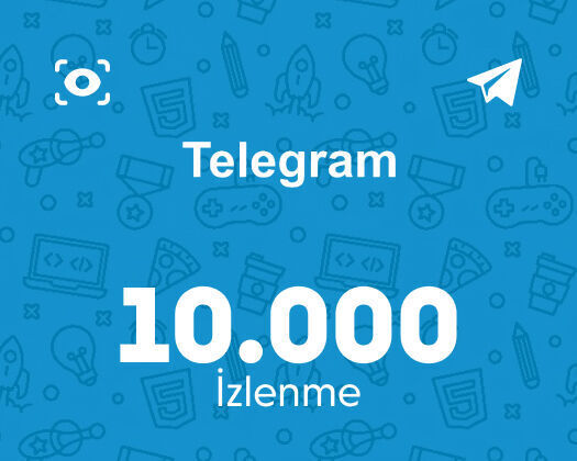 Telegram 10.000 İzlenme