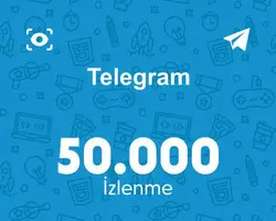 Telegram 50.000 İzlenme