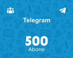 Telegram 500 Abone