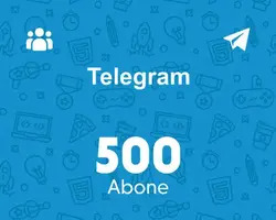 Telegram 500 Abone