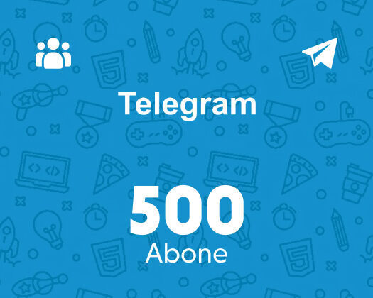 Telegram 500 Abone