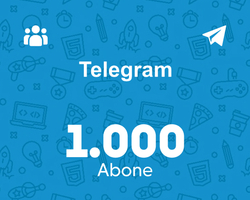 Telegram 1.000 Abone