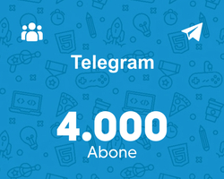 Telegram 4.000 Abone