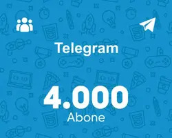 Telegram 4.000 Abone