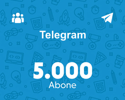 Telegram 5.000 Abone