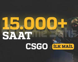 15000 Saat CSGO + FACEİT HAZIR